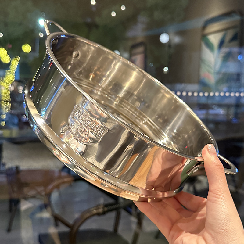 天花板系列!品质双耳3r04不锈钢迷你家用奶锅小蒸笼蒸格蒸笼篦子