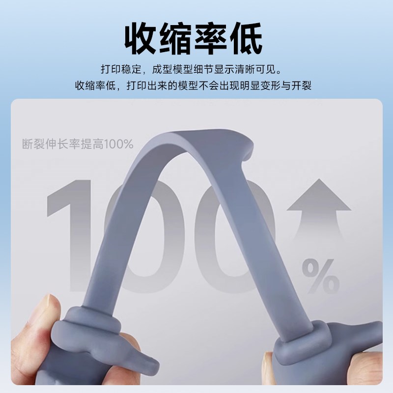 类ABS树脂Pro2 低气u味提升精度 强韧高精度光固化光敏树脂+