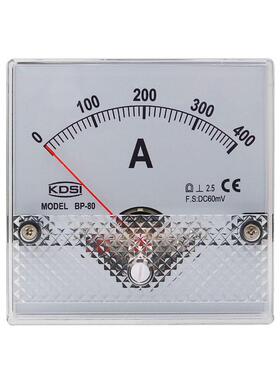 KDSI/康的斯指针式直流电流表BP-80 DC60mV 400A接分流器使用