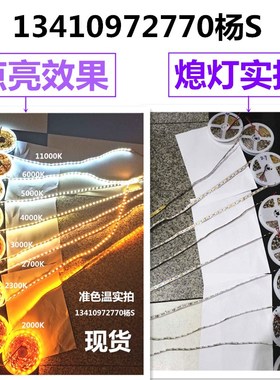 高亮准色温12V24V2000K2300K2700K3000K4000K5000K6000K 灯条灯带