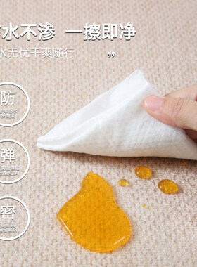 蓝色中古风地e毯客厅轻奢高级感防水防污防滑沙发茶几垫卧室地垫