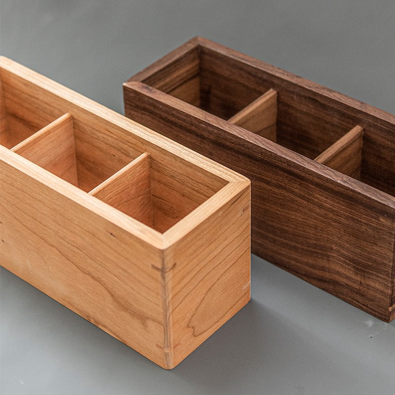 实木收纳筒茶道六君子茶s筒家用桌面茶具收纳茶刀茶针笔筒收纳盒