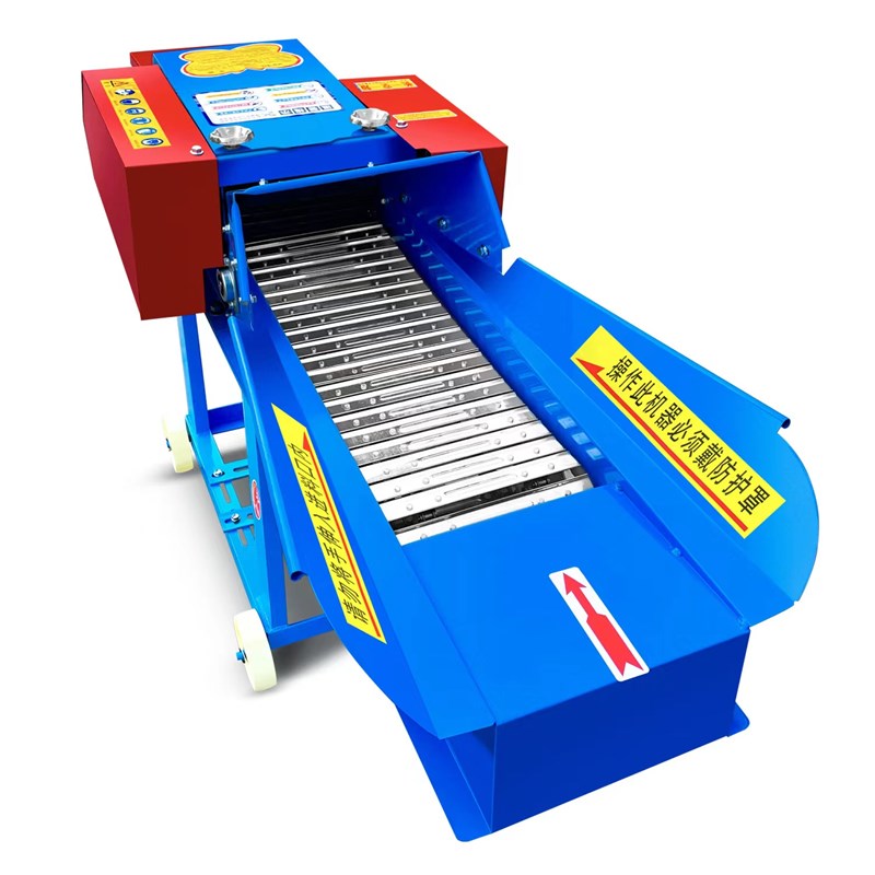 家用铡草b柔丝一体机干湿两用牛羊养殖青草秸秆粉碎机切草机