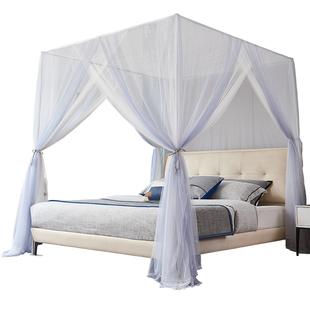 宫廷落地蚊帐双层加密公主风2022新款 1.8m床支架家用三开门1.5米