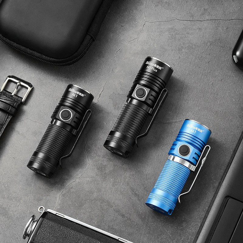 手电筒小便携女生耐用迷你强光可USFB充电磁吸带磁铁袖珍微型手电