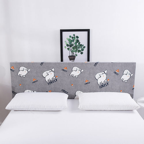 床头套罩床头布软包防尘床头卡通罩全包床头罩子定做弧形床头罩