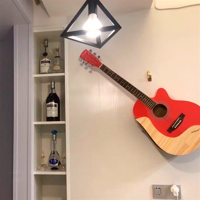 kasch木吉他贴墙架q吉他架子立式支架壁挂实木吉他架民谣吉他琴架