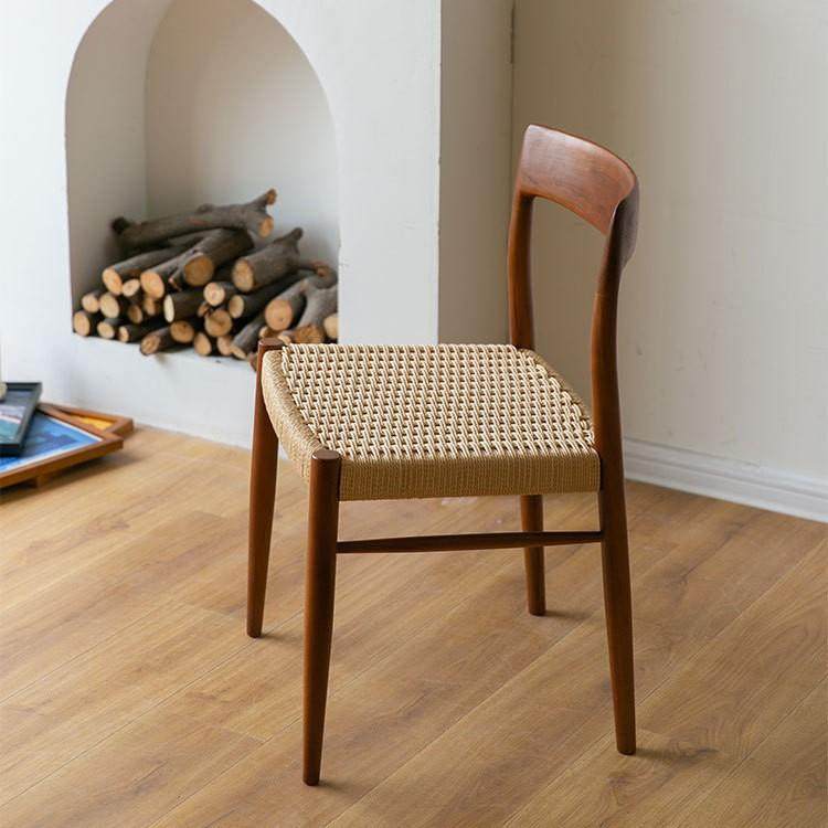 中古实木餐椅复古简约实木椅家用复古卧室化妆椅靠背藤编椅子,电子元器件市场,其它元器件,淘宝优惠券,粉丝福利购,淘宝优惠卷