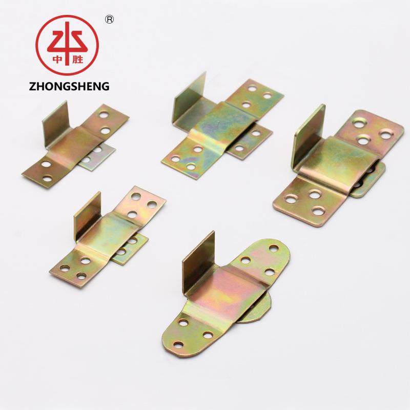 厂家直供 加厚床仔铰圆头隐形床挂床铰链家具配件床角码连接床插,基础建材,铰链,淘宝优惠券,粉丝福利购,淘宝优惠卷