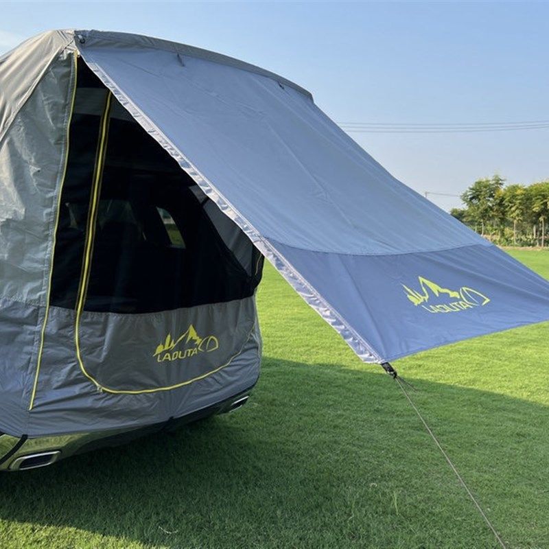 汽车SUV自驾游车载车顶车尾后备箱帐篷简易升级版防雨户外野露营,户外/登山/野营/旅行用品,车尾帐篷,淘宝优惠券,粉丝福利购,淘宝优惠卷