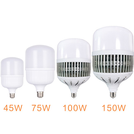 5500K摄影灯泡标准白光100W高亮4500K高显色指数补光灯5000K螺口