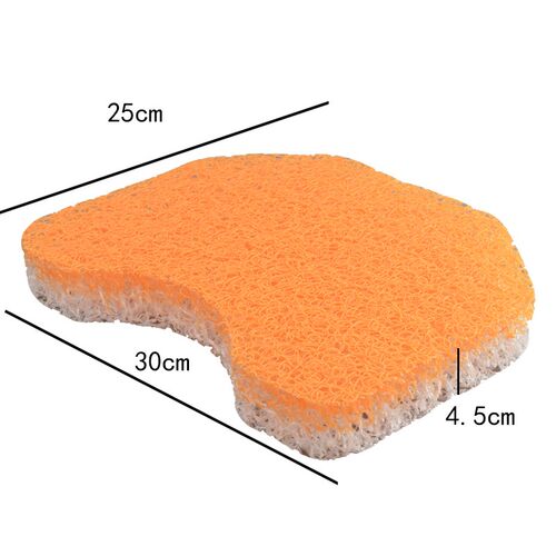 4D空气纤维钓箱坐垫p透气厚双面硬度久坐舒适可水洗鱼箱渔箱垫钓