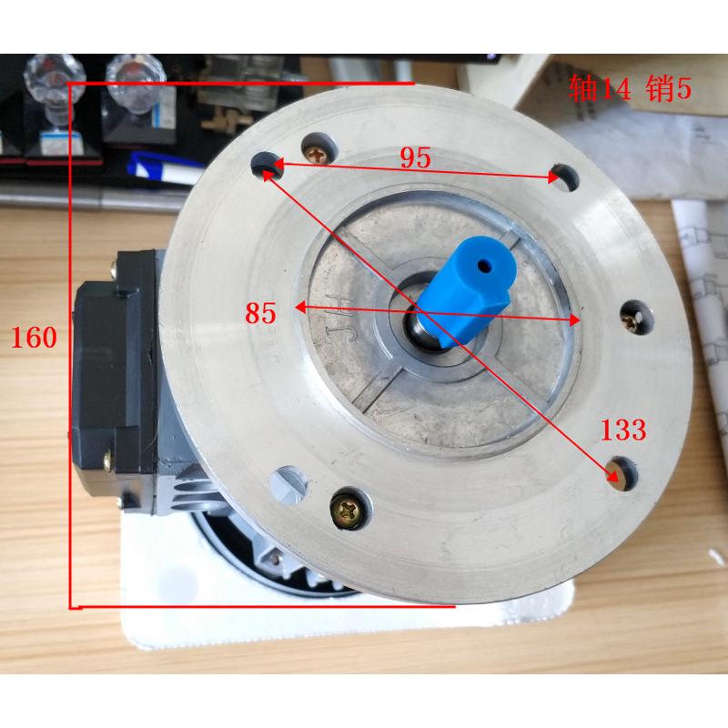 14三相距带法电动机径120丝筒ys7124孔轴盘配件线V切割异步电机兰