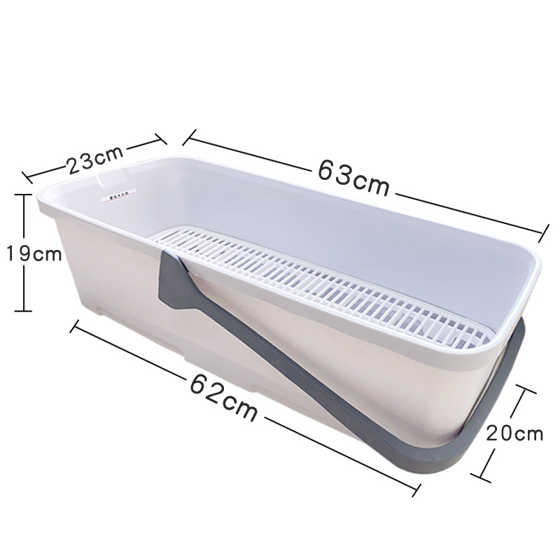 长方形洗拖把桶单桶商用家用单卖加长加厚特大号墩布桶2022新款