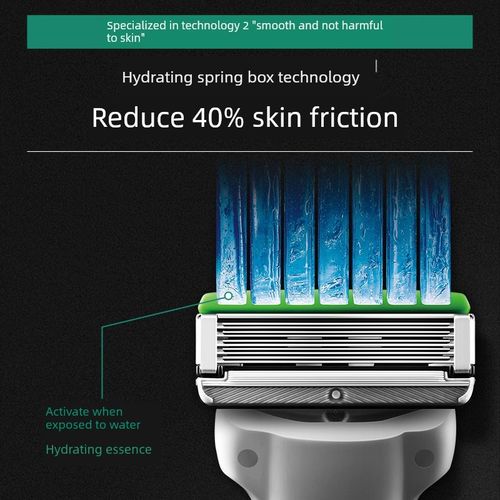 Schick舒适刀片水次元5剃须刀替换刀头Hydro5层刀片刮胡刀替换装