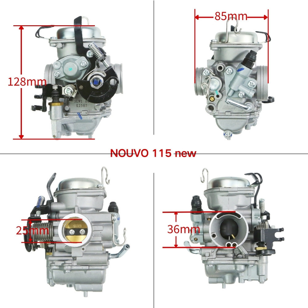 适用NOUVO115 PD25J YAMAHA NOUVOSASSY LC125 135带加速泵化油器