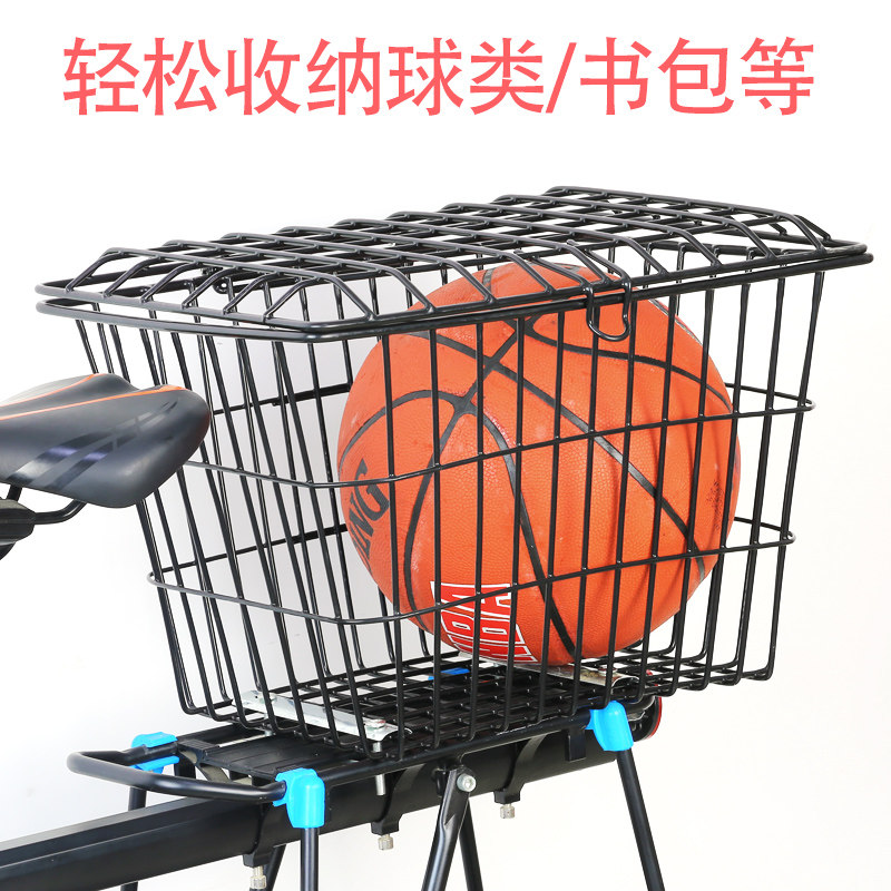 加粗带盖车篮子山地车车筐后座筐学生自行车车篮菜篮子宠物篮