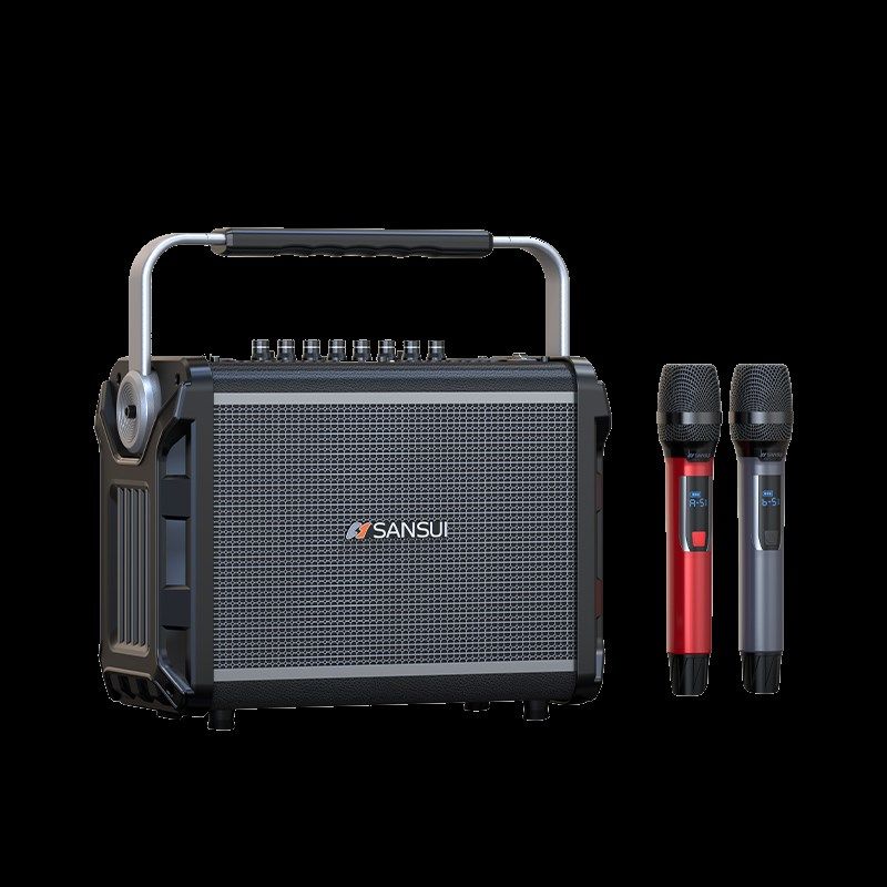 山水E75户外广场舞音响大功率声卡多功能直播一体机音箱便携式