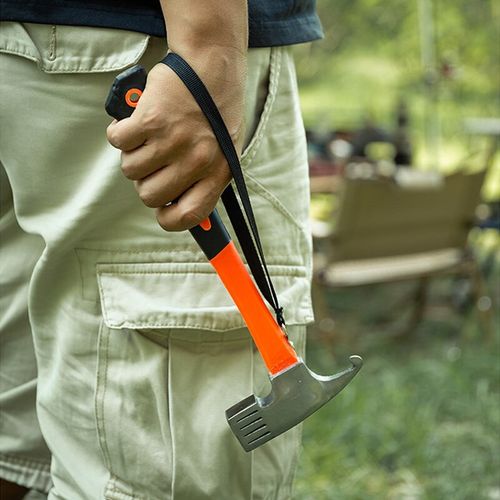 户外地钉锤露营天幕鹰嘴锤多功能帐篷起钉锤子便捷羊角锤野营榔头