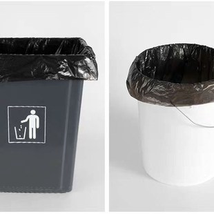 酒店30升大垃圾袋6080黑色餐饮加厚8090大号垃圾桶垃圾袋商用