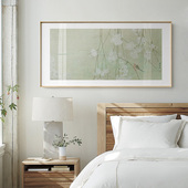 新款 饰画禅意画沙发背景墙挂 卧室床头客厅装 华彬x仟象映画 新中式