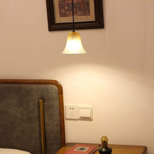 美式复古玻璃吊灯餐厅厨房吧台床头灯咖啡店民宿北欧日式中古创意