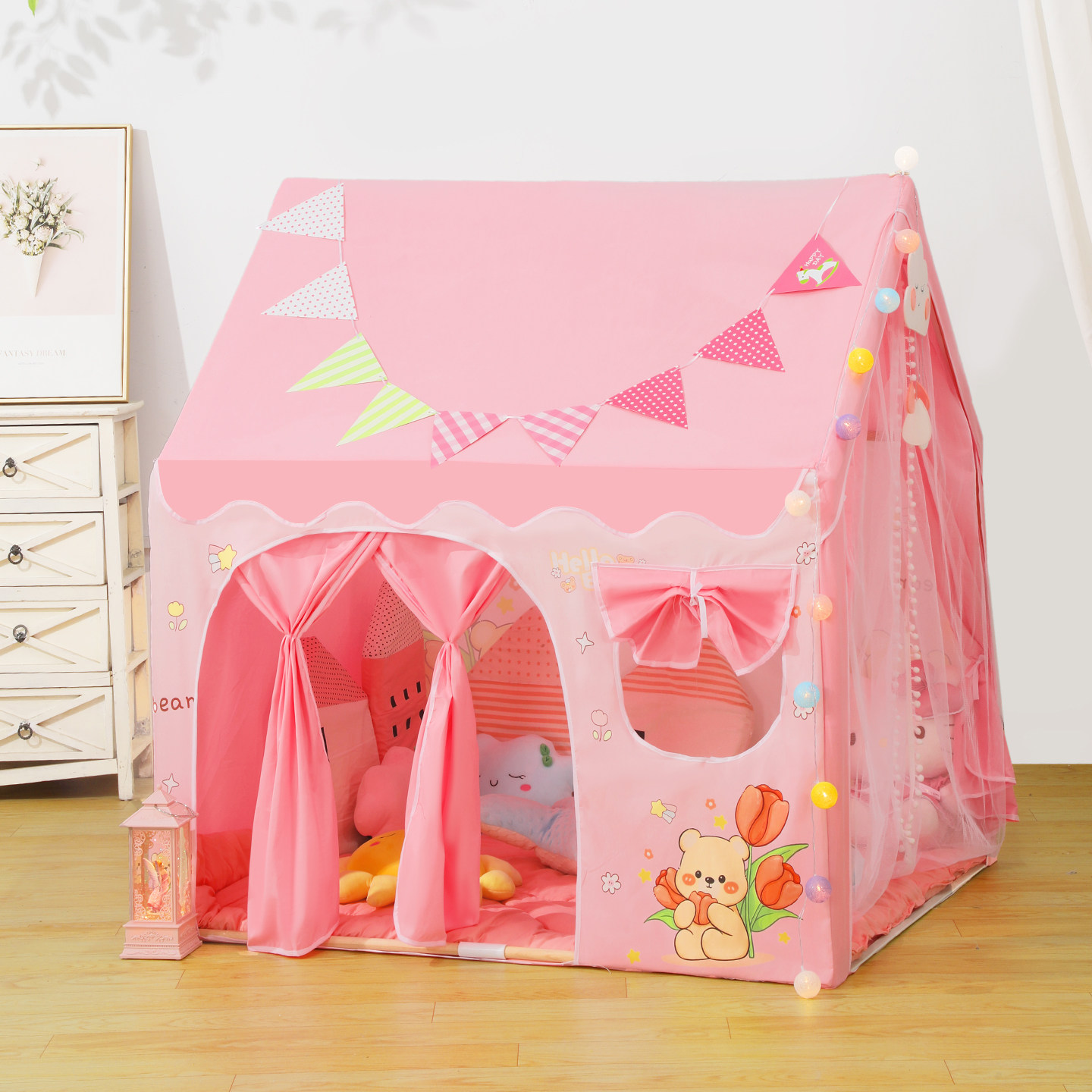 女孩子儿童玩具生日礼物3岁4小女童6到5实用8高端7公主城堡房帐篷
