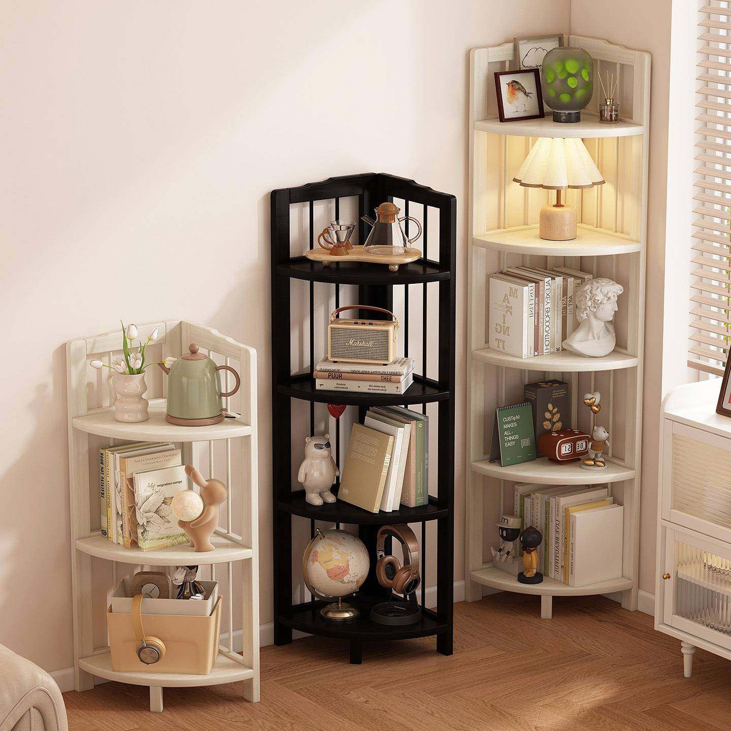 奶油风实木置物架北欧转角书架家用木架隔板玩具收纳架现代展示架,自行车/骑行装备/零配件,更多零件/配件,淘宝优惠券,粉丝福利购,淘宝优惠卷