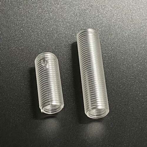 灯具PC塑料细牙空心牙管M6M10无磁防锈塑料空心穿线出线外牙管