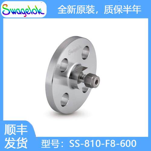 Swagelok世伟洛克SS-810-F8-600不锈钢ANSI法兰转换接头1/2in