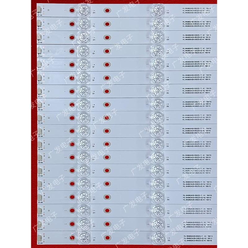 适用希沃BV86ED F86EC B86EB灯条HL-9A860A30-0502S-02 A2 18X10