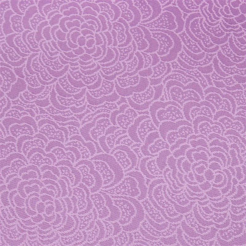 正绢 芍药纹 锦罗坊真丝提花布料100%桑蚕丝适用于旗袍汉服新中式