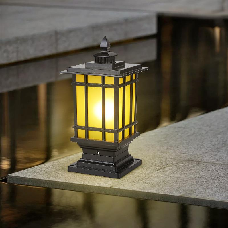 LED柱头灯户外防水大门门柱灯庭院灯室外简约花园别墅围墙柱子灯