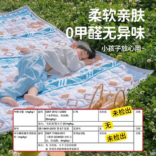 防潮垫户外加厚便携春游公园草地防水防潮野餐垫露营特厚帐篷地垫