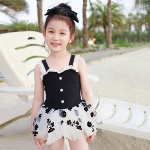 泳衣女款儿童泳衣女孩3岁女童高端时尚泳衣网红2023宝宝泳衣女宝