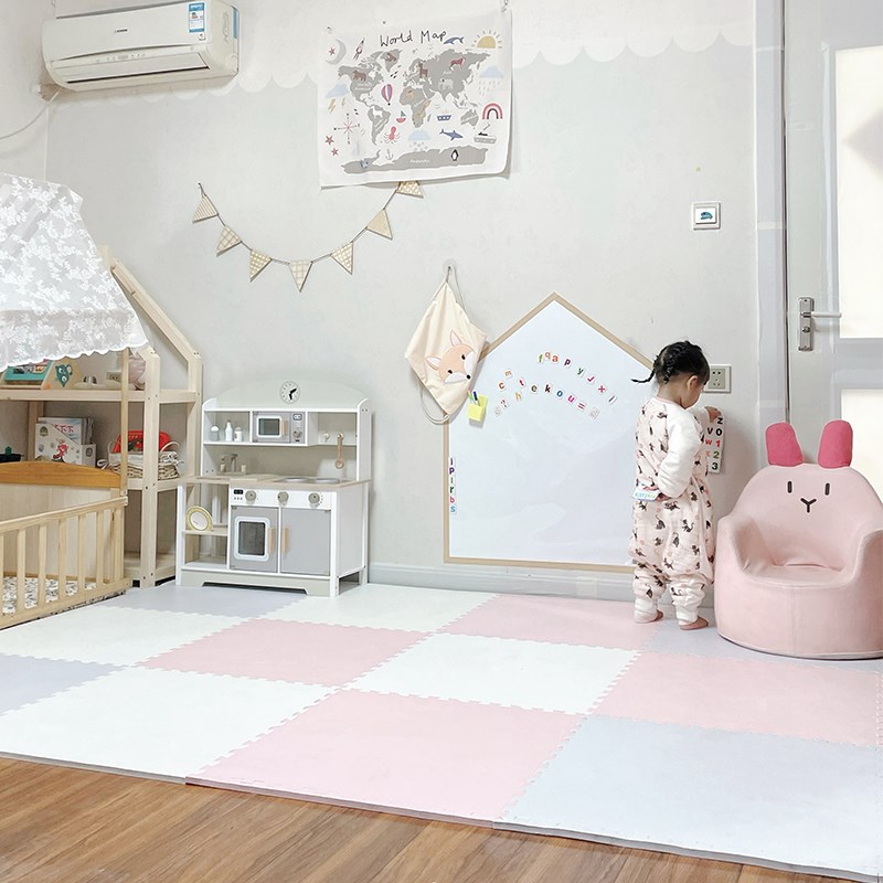 婴儿爬爬垫加厚无甲醛宝宝爬行垫儿童拼接地垫无味客厅家用冬