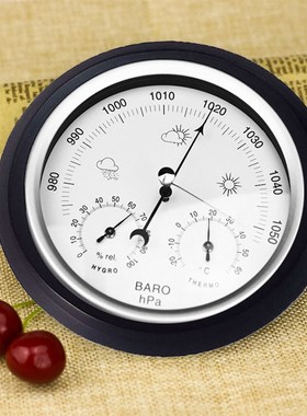 礼品定制机械大气k压表温度湿度计表家用高精度温湿度天气预报132