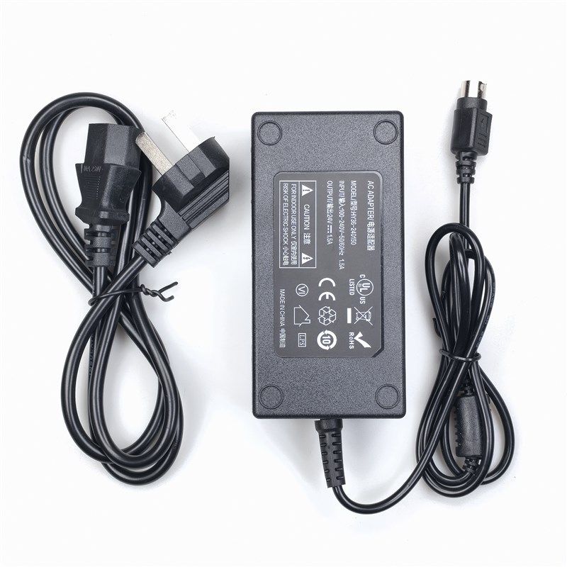 SUNMI商米T1 T2 D1 D2D1AS收银机点餐机电源适配器24V四针充电器