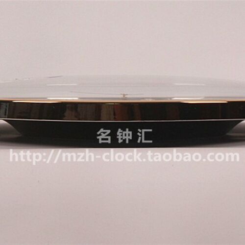 Guten金钟宝钟表客厅家用挂表C圆形轻奢壁钟低调奢华静音扫秒挂钟