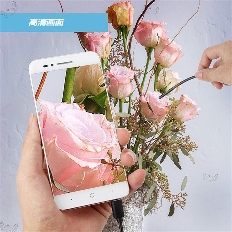 手机下水道疏通内窥镜高清安卓工业管道探测头摄像头汽车维修开锁