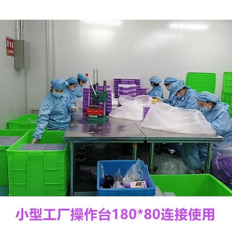 两层不锈钢工作台厨房操作台单层加E厚切菜桌子打荷台饭店后厨灶