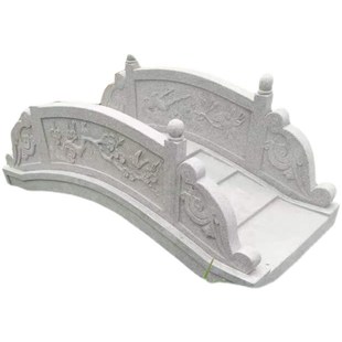 定制石头拱桥花岗岩景观石桥大理石雕流水小桥园林景区庭院汉白玉