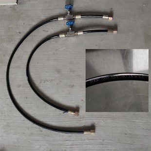 氮气氧气钢瓶专用带开关过桥气管导气管工业大转小瓶对充二氧化碳