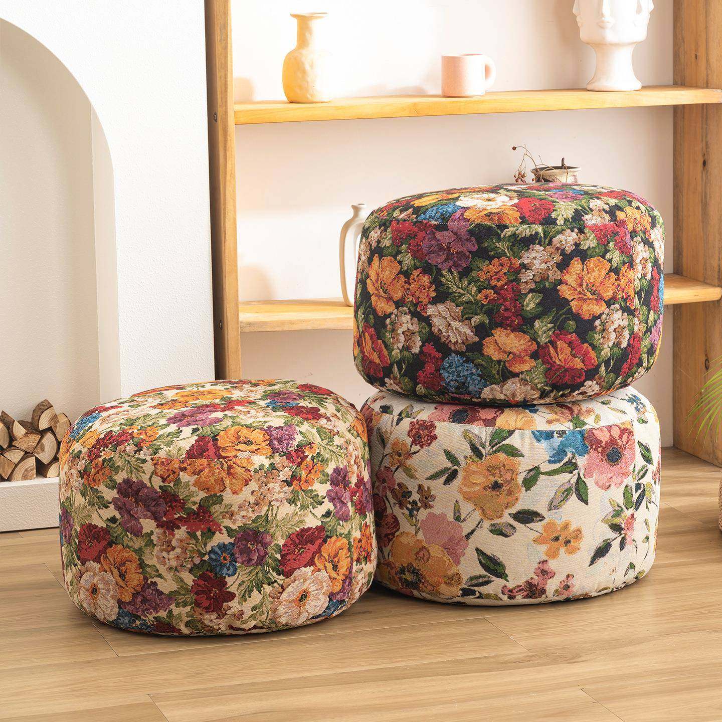 厂家直供家用坐垫蒲团垫子客厅沙发凳茶几凳脚踏卧室坐墩涤棉矮凳,鲜花速递/花卉仿真/绿植园艺,割草机/草坪机,淘宝优惠券,粉丝福利购,淘宝优惠卷