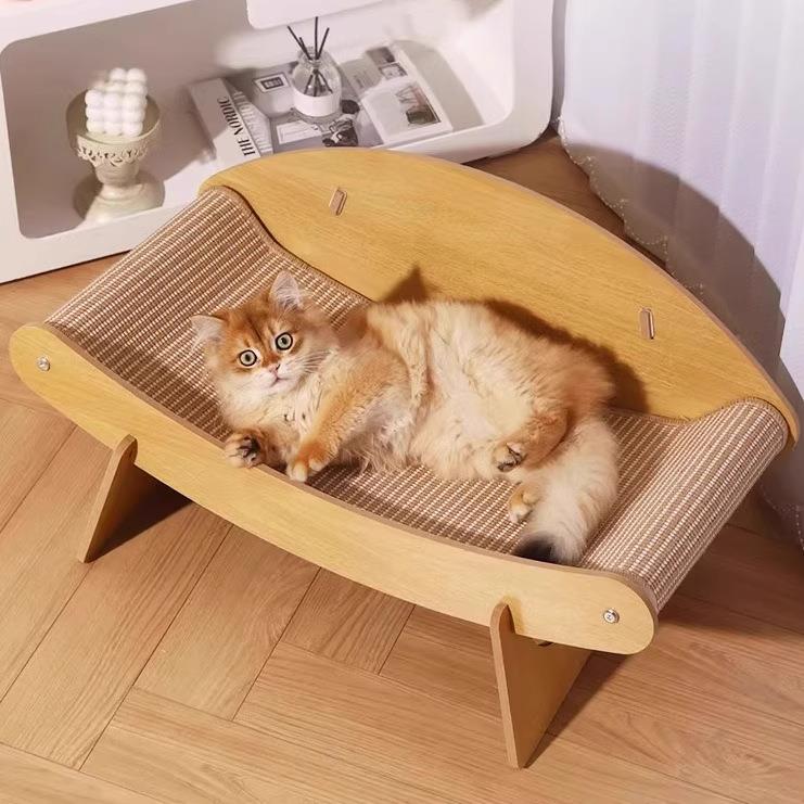 剑麻猫沙发剑麻绳猫抓板耐磨不掉屑猫爪板剑麻垫猫窝麻绳猫咪躺椅