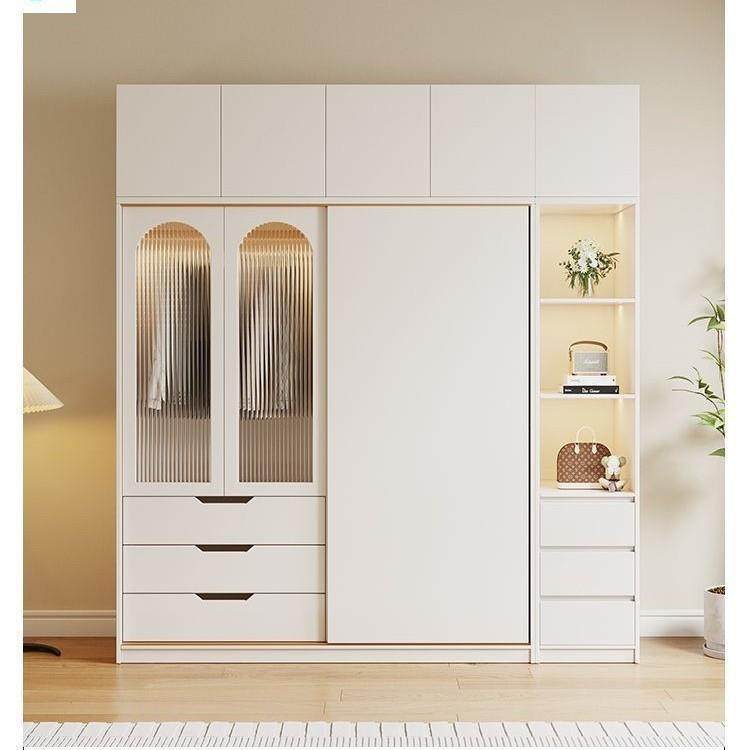 实木衣柜卧室家用推拉门衣橱柜子玻璃门儿童储物柜出租屋收纳柜经,金属材料及制品,金属加工件/五金加工件,淘宝优惠券,粉丝福利购,淘宝优惠卷
