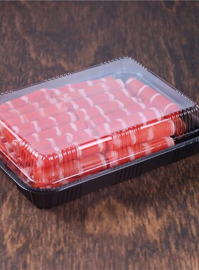牛羊肉卷包装盒250g500g肉片保鲜冷冻透明塑料猪肉卷羊肉卷打包盒