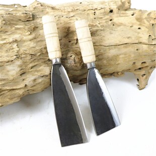 阳江手工锻打弹簧钢镰刀蔑竹刀劈柴刀木柄割草刀斩草刀砍竹砍树刀