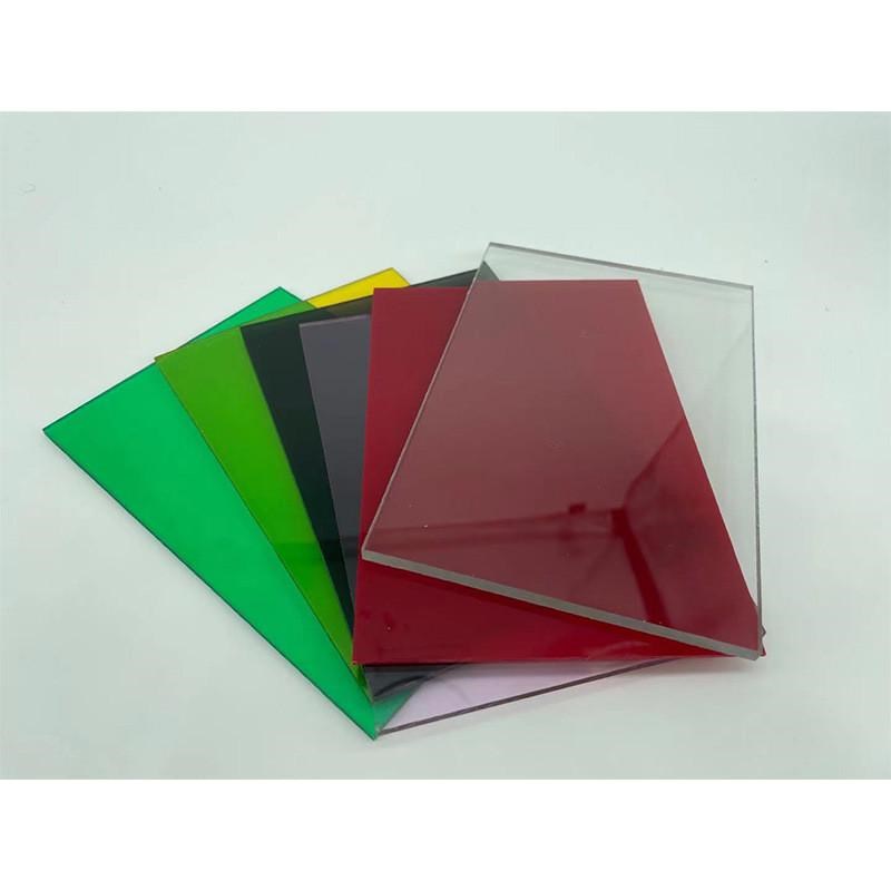 pc耐力板透明板实心采光钢结构遮阳透明雨棚pc板聚碳酸酯板