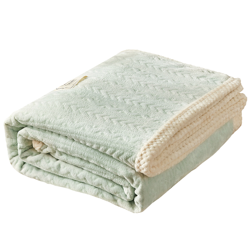 冬季加厚珊瑚毯毛毯春秋空调毯铺床盖毯单双人小毯子办公室午睡毯